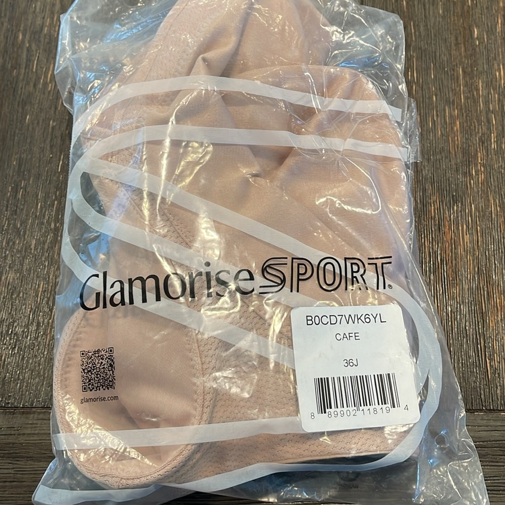 Glamorise Full Figure Plus Size MagicLift Seamless Sports Bra Wirefree-36J - Picture 3 of 6